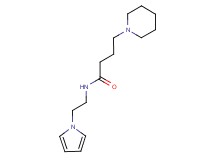 4-(1-piperidinyl)-N-[2-(1H-pyrrol-1-yl)ethyl]butanamide