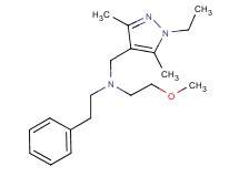 N-[(1-ethyl-3,5-dimethyl-1H-pyrazol-4-yl)methyl]-2-methoxy-N-(2-phenylethyl)ethanamine