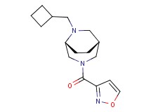(1R*,5R*)-6-(cyclobutylmethyl)-3-(isoxazol-3-ylcarbonyl)-3,6-diazabicyclo[3.2.2]nonane