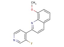 2-(3-fluoropyridin-4-yl)-8-methoxyquinoline