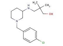 3-{[1-(4-chlorobenzyl)-3-piperidinyl]amino}-2,2-dimethyl-1-propanol