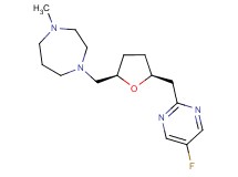1-({(2R,5S)-5-[(5-fluoropyrimidin-2-yl)methyl]tetrahydrofuran-2-yl}methyl)-4-methyl-1,4-diazepane