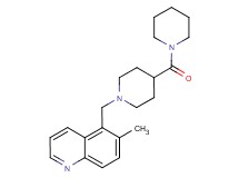 6-methyl-5-{[4-(1-piperidinylcarbonyl)-1-piperidinyl]methyl}quinoline