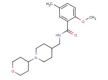 2-methoxy-5-methyl-N-{[1-(tetrahydro-2H-pyran-4-yl)piperidin-4-yl]methyl}benzamide
