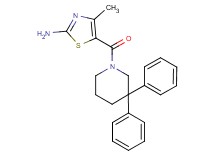 5-[(3,3-diphenylpiperidin-1-yl)carbonyl]-4-methyl-1,3-thiazol-2-amine