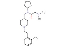 N~1~-cyclopentyl-N~2~,N~2~-dimethyl-N~1~-({1-[2-(2-methylphenyl)ethyl]-4-piperidinyl}methyl)glycinamide