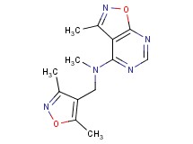 N-[(3,5-dimethylisoxazol-4-yl)methyl]-N,3-dimethylisoxazolo[5,4-d]pyrimidin-4-amine