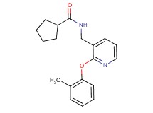 N-{[2-(2-methylphenoxy)-3-pyridinyl]methyl}cyclopentanecarboxamide