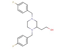 2-[1,4-bis(4-fluorobenzyl)-2-piperazinyl]ethanol