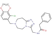 N-{[7-(2-chloro-3,4-dimethoxybenzyl)-6,7,8,9-tetrahydro-5H-[1,2,4]triazolo[4,3-d][1,4]diazepin-3-yl]methyl}-2-phenylacetamide