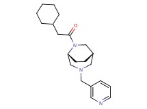 (1S*,5R*)-6-(cyclohexylacetyl)-3-(3-pyridinylmethyl)-3,6-diazabicyclo[3.2.2]nonane