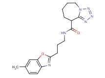 N-[3-(6-methyl-1,3-benzoxazol-2-yl)propyl]-6,7,8,9-tetrahydro-5H-tetrazolo[1,5-a]azepine-9-carboxamide