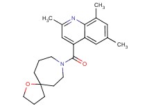 8-[(2,6,8-trimethylquinolin-4-yl)carbonyl]-1-oxa-8-azaspiro[4.6]undecane