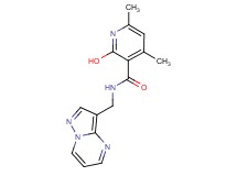 2-hydroxy-4,6-dimethyl-N-(pyrazolo[1,5-a]pyrimidin-3-ylmethyl)nicotinamide
