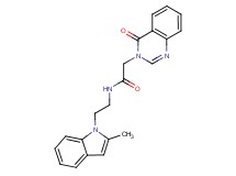 N-[2-(2-methyl-1H-indol-1-yl)ethyl]-2-(4-oxo-3(4H)-quinazolinyl)acetamide
