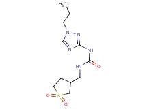 N-[(1,1-dioxidotetrahydro-3-thienyl)methyl]-N'-(1-propyl-1H-1,2,4-triazol-3-yl)urea