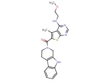 N-(2-methoxyethyl)-5-methyl-6-(1,3,4,9-tetrahydro-2H-beta-carbolin-2-ylcarbonyl)thieno[2,3-d]pyrimidin-4-amine