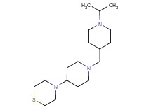 4-{1-[(1-isopropyl-4-piperidinyl)methyl]-4-piperidinyl}thiomorpholine bis(trifluoroacetate)