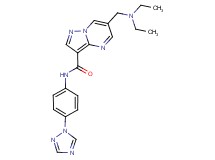 6-[(diethylamino)methyl]-N-[4-(1H-1,2,4-triazol-1-yl)phenyl]pyrazolo[1,5-a]pyrimidine-3-carboxamide