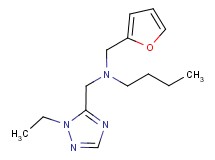 N-[(1-ethyl-1H-1,2,4-triazol-5-yl)methyl]-N-(2-furylmethyl)butan-1-amine