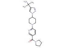 [1-methyl-1-(1-{1-[5-(1-pyrrolidinylcarbonyl)-2-pyridinyl]-4-piperidinyl}-1H-1,2,3-triazol-4-yl)ethyl]amine trifluoroacetate