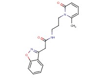 2-(1,2-benzisoxazol-3-yl)-N-[3-(6-methyl-2-oxopyridin-1(2H)-yl)propyl]acetamide