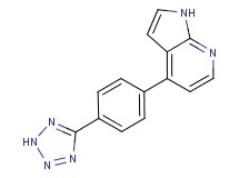 4-[4-(2H-tetrazol-5-yl)phenyl]-1H-pyrrolo[2,3-b]pyridine