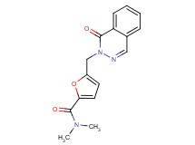 N,N-dimethyl-5-[(1-oxophthalazin-2(1H)-yl)methyl]-2-furamide