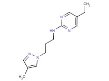 5-ethyl-N-[3-(4-methyl-1H-pyrazol-1-yl)propyl]pyrimidin-2-amine