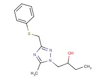 1-{5-methyl-3-[(phenylthio)methyl]-1H-1,2,4-triazol-1-yl}butan-2-ol