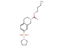 butyl 7-(pyrrolidin-1-ylsulfonyl)-3,4-dihydroisoquinoline-2(1H)-carboxylate
