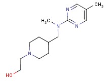 2-(4-{[methyl(5-methylpyrimidin-2-yl)amino]methyl}piperidin-1-yl)ethanol