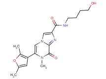 6-(2,5-dimethyl-3-furyl)-N-(4-hydroxybutyl)-7-methyl-8-oxo-7,8-dihydroimidazo[1,2-a]pyrazine-2-carboxamide