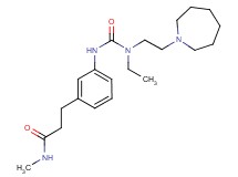 3-[3-({[(2-azepan-1-ylethyl)(ethyl)amino]carbonyl}amino)phenyl]-N-methylpropanamide