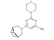 rel-(1R,5S)-3-[6-methyl-2-(4-morpholinyl)-4-pyrimidinyl]-3,8-diazabicyclo[3.2.1]octane dihydrochloride