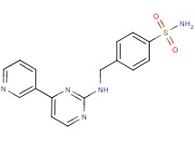 4-({[4-(3-pyridinyl)-2-pyrimidinyl]amino}methyl)benzenesulfonamide