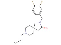 2-(3,4-difluorobenzyl)-8-propyl-2,8-diazaspiro[4.5]decan-3-one