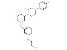2-[3-({3-[4-(4-fluorophenyl)-1-piperazinyl]-1-piperidinyl}methyl)phenoxy]ethanol