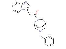 3-{2-[(1S*,5R*)-3-benzyl-3,6-diazabicyclo[3.2.2]non-6-yl]-2-oxoethyl}imidazo[1,2-a]pyridine