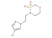 4-[2-(4-chloro-1H-pyrazol-1-yl)ethyl]-1,3,4-oxathiazinane 3,3-dioxide