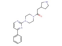 4-phenyl-2-[4-(3-pyrrolidinylacetyl)-1-piperazinyl]pyrimidine dihydrochloride