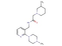N-{[2-(4-methylpiperazin-1-yl)pyridin-3-yl]methyl}-2-(3-methylpiperidin-1-yl)acetamide