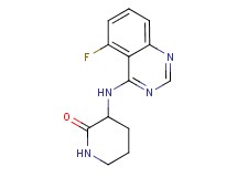 3-[(5-fluoroquinazolin-4-yl)amino]piperidin-2-one