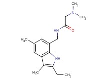 N~1~-[(2-ethyl-3,5-dimethyl-1H-indol-7-yl)methyl]-N~2~,N~2~-dimethylglycinamide