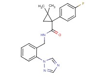 1-(4-fluorophenyl)-2,2-dimethyl-N-[2-(1H-1,2,4-triazol-1-yl)benzyl]cyclopropanecarboxamide
