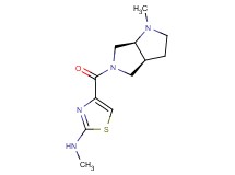 N-methyl-4-{[(3aS,6aS)-1-methylhexahydropyrrolo[3,4-b]pyrrol-5(1H)-yl]carbonyl}-1,3-thiazol-2-amine