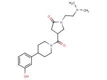 1-[2-(dimethylamino)ethyl]-4-{[4-(3-hydroxyphenyl)piperidin-1-yl]carbonyl}pyrrolidin-2-one
