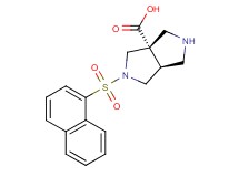 (3aS*,6aS*)-2-(1-naphthylsulfonyl)hexahydropyrrolo[3,4-c]pyrrole-3a(1H)-carboxylic acid
