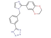 5-(3-{[2-(2,3-dihydro-1,4-benzodioxin-6-yl)-1H-imidazol-1-yl]methyl}phenyl)-1H-tetrazole