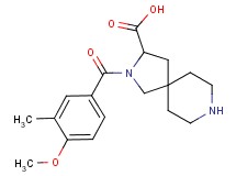 2-(4-methoxy-3-methylbenzoyl)-2,8-diazaspiro[4.5]decane-3-carboxylic acid